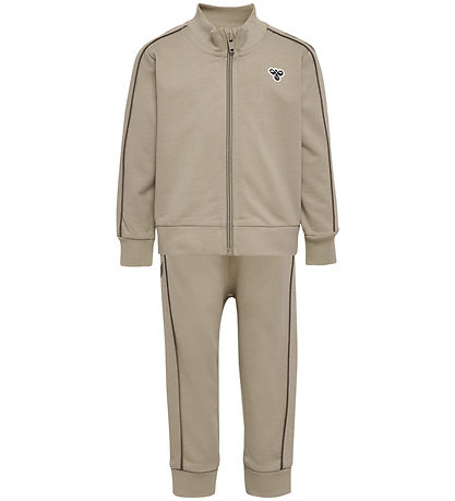 Hummel Sweatsæt - HmlMini - Vintage Khaki