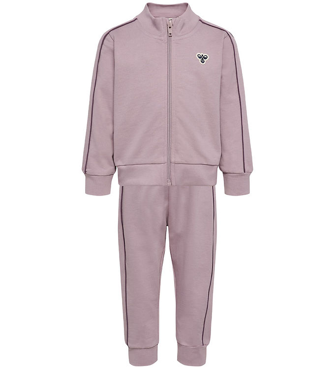 Hummel Sweatsæt - HmlMini - Sea Fog