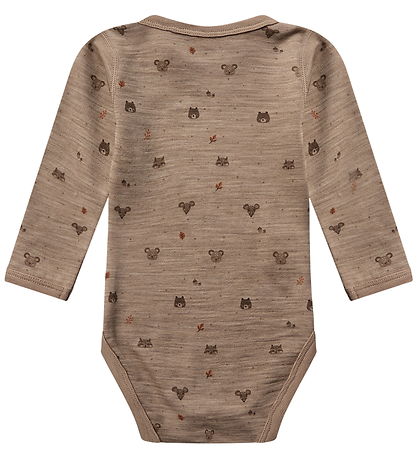Hust and Claire Body l/æ - Uld/Bambus - HCBaloo - Biscuit m. Sko