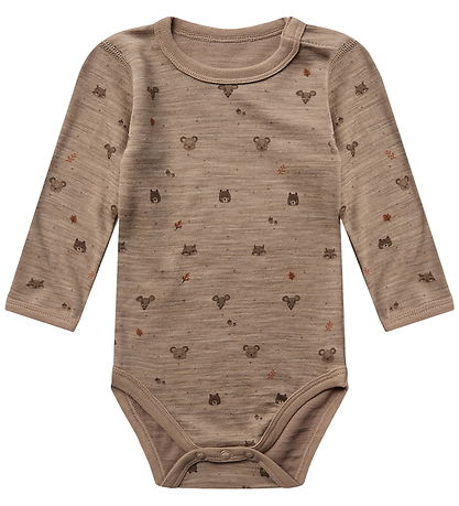 Hust and Claire Body l/æ - Uld/Bambus - HCBaloo - Biscuit m. Sko