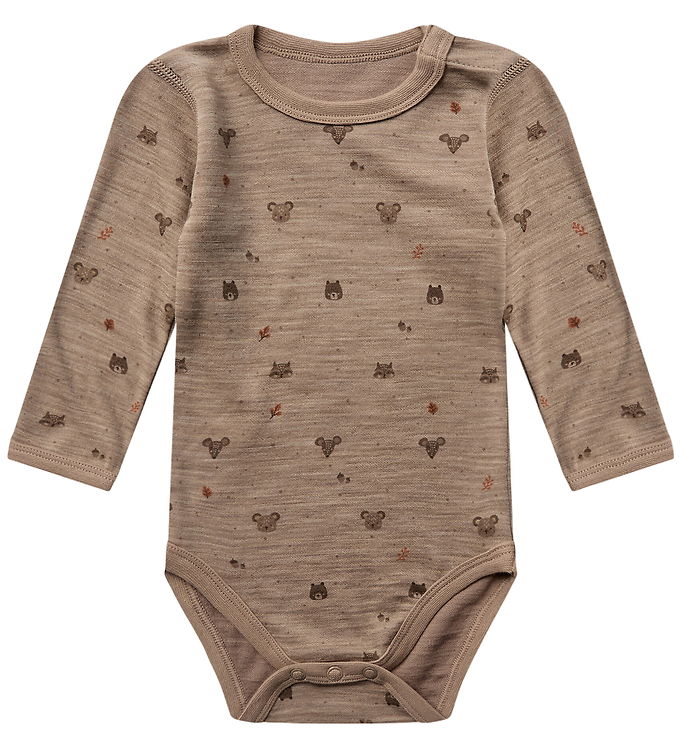 Hust and Claire Body l/æ - Uld/Bambus - HCBaloo - Biscuit m. Sko