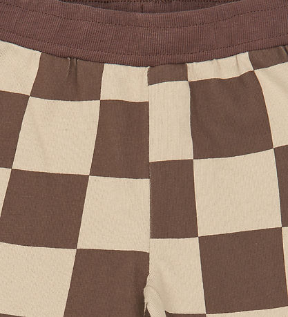 The New Siblings Sweatpants - TNSTVebbo - Chestnut Check