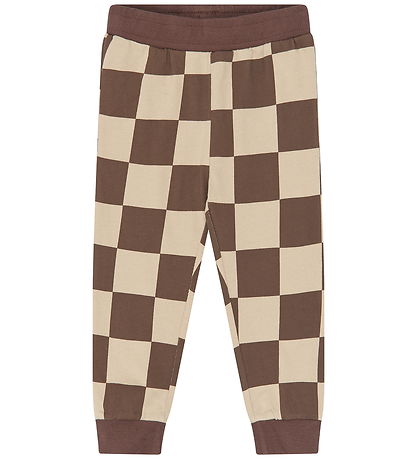 The New Siblings Sweatpants - TNSTVebbo - Chestnut Check