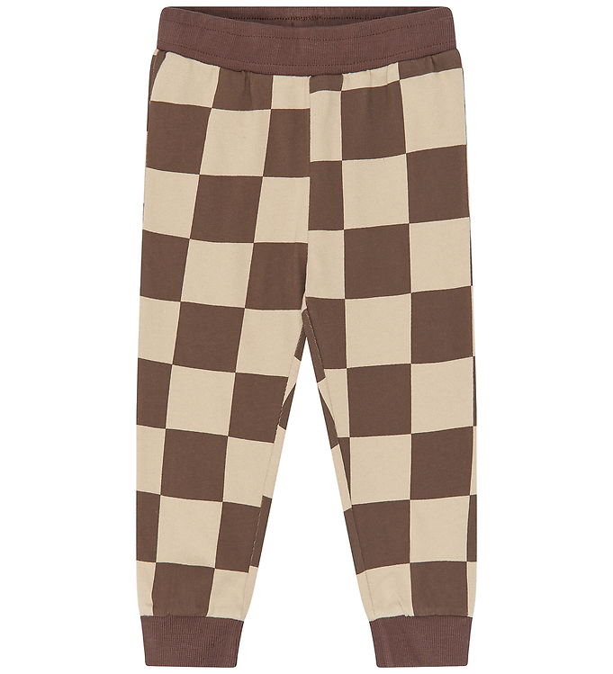 The New Siblings Sweatpants - TNSTVebbo - Chestnut Check