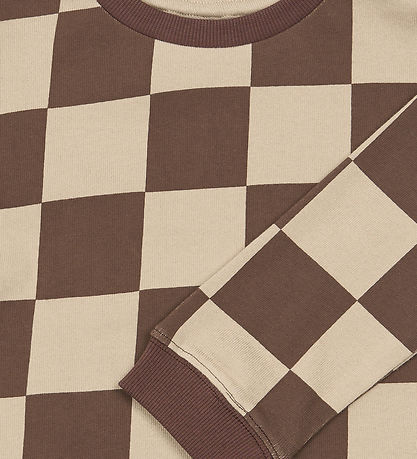 The New Siblings Sweatshirt - TnstVebbo - Chestnut Check