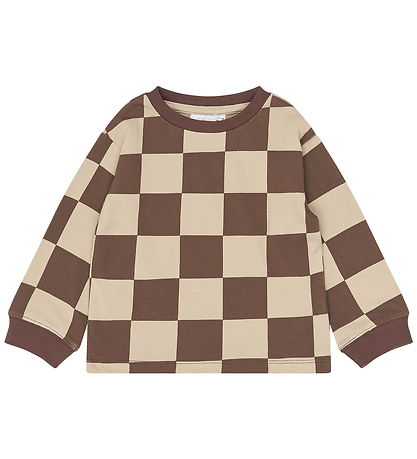 The New Siblings Sweatshirt - TnstVebbo - Chestnut Check