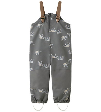 Name it Softshellbukser - NmmAlfa08 - Quiet Shade/Elephant