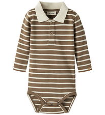 Lil Atelier Body l/æ - Polo - NbmLimia - Kangaroo/Turtledove