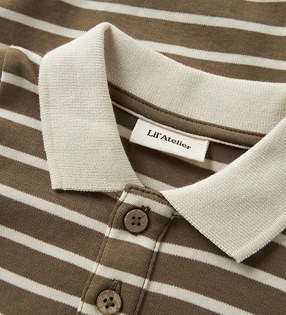 Lil Atelier Body l/æ - Polo - NbmLimia - Kangaroo/Turtledove