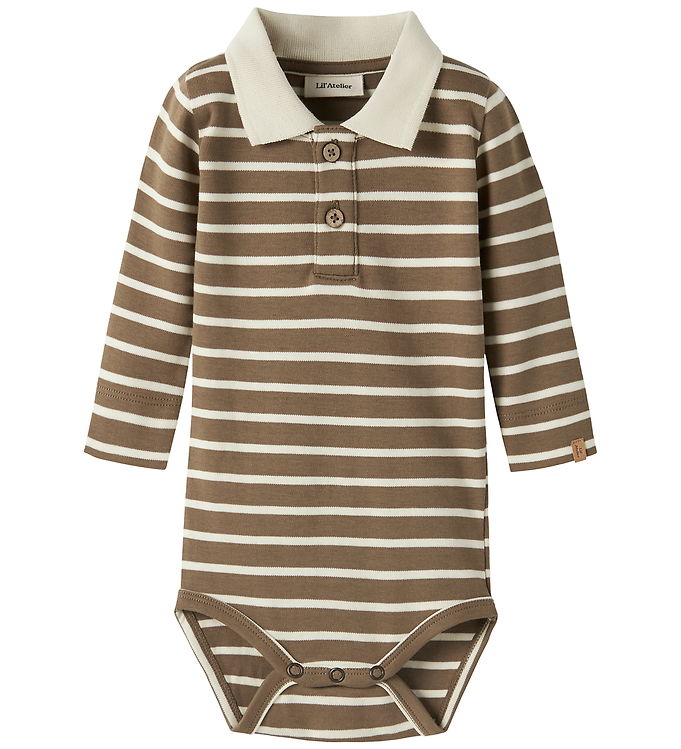 Lil Atelier Body l/æ - Polo - NbmLimia - Kangaroo/Turtledove