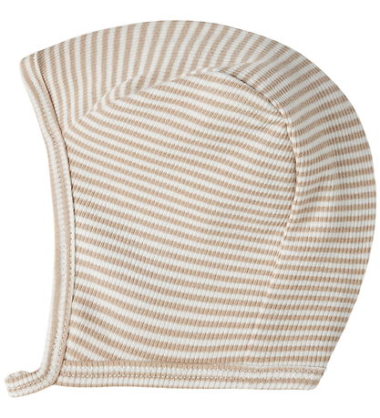 Name It Bodysæt m. Hjelm - Rib - NbnBerro - Antique White m. Str