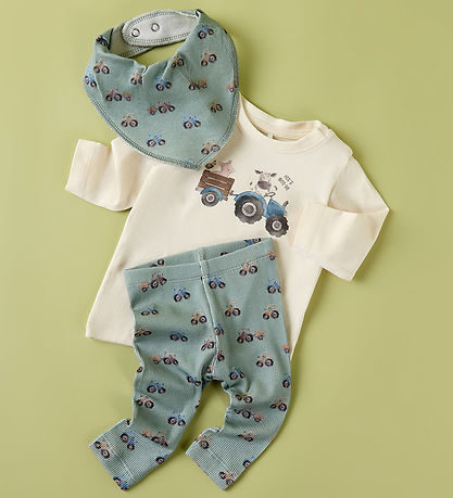 Name It Leggings - Rib/Modal - NbmLudwig - Green Milieu