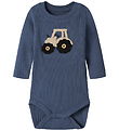 Name It Body l/æ - Rib - NbmLias - Vintage Indigo m. Traktor