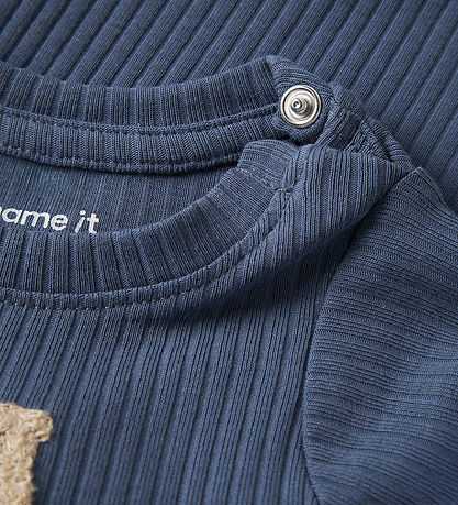 Name It Body l/æ - Rib - NbmLias - Vintage Indigo m. Traktor
