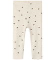 Name It Leggings - NbmLaris - Peyote Melange m. Print