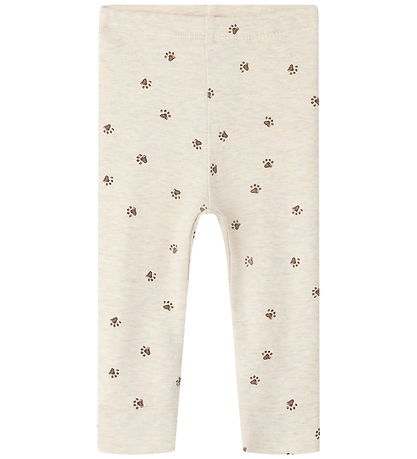 Name It Leggings - NbmLaris - Peyote Melange m. Print