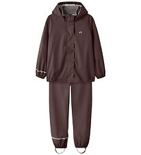 Name it Regntøj - NknDry10 - Seal Brown