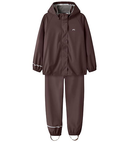 Name it Regntøj - NknDry10 - Seal Brown