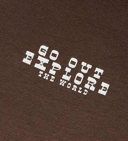 Name It T-shirt - NkmLogan - Chocolate Brown