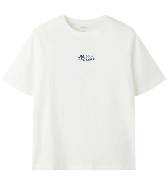 Name It T-shirt - NkmLogan - Cloud Dancer