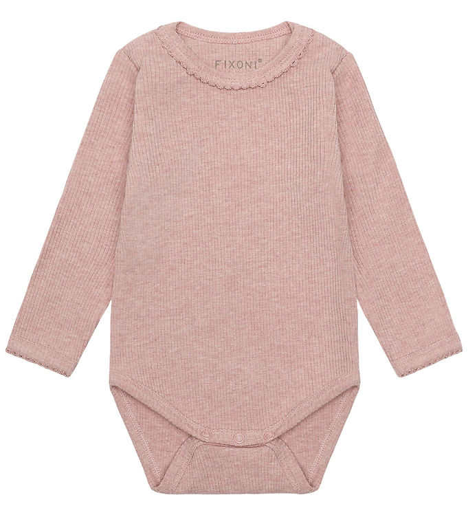 Fixoni Body l/æ - Rib - Pale Mauve Melange