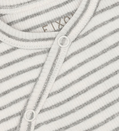 Fixoni Slå-om Body l/æ - Rib - Glint Gray Melange