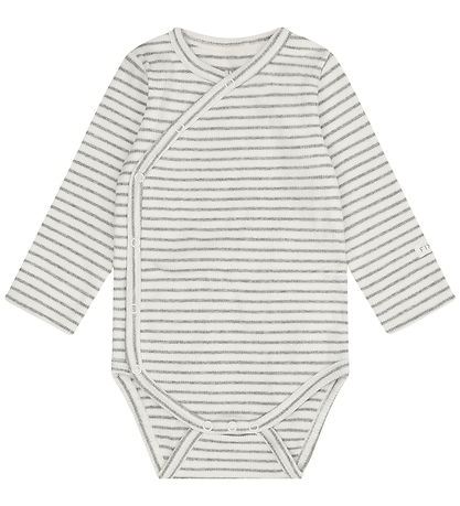Fixoni Slå-om Body l/æ - Rib - Glint Gray Melange