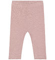 Fixoni Leggings - Rib - Pale Mauve Melange