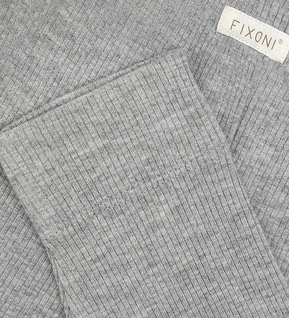 Fixoni Leggings - Rib - Flint Gray Melange