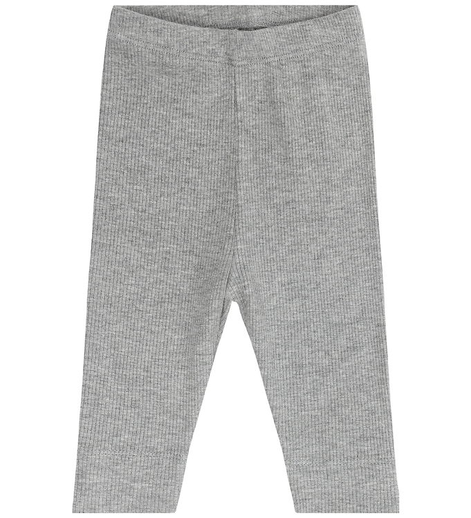 Fixoni Leggings - Rib - Flint Gray Melange