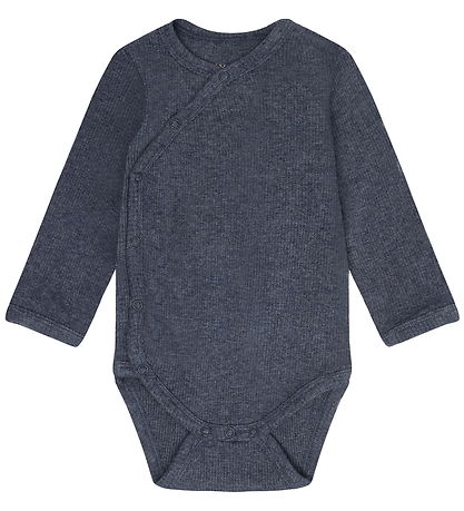Fixoni Slå-om Body l/æ - Rib - Vintage Indigo Melange