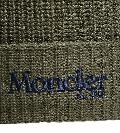 Moncler Hue - Strik - Uld - Armygrøn