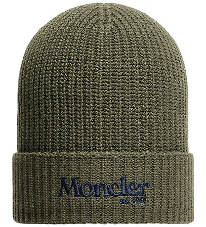 Moncler Hue - Strik - Uld - Armygrøn