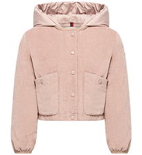 Moncler Jakke - Fløjl - Quinley - Medium Pink