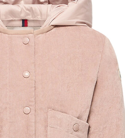 Moncler Dunjakke m. Fløjl - Quinley - Medium Pink