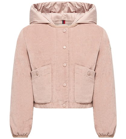 Moncler Dunjakke m. Fløjl - Quinley - Medium Pink