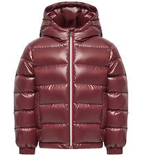 Moncler Dunjakke - New Aubert - Dark Red