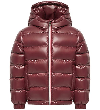 Moncler Dunjakke - New Aubert - Dark Red