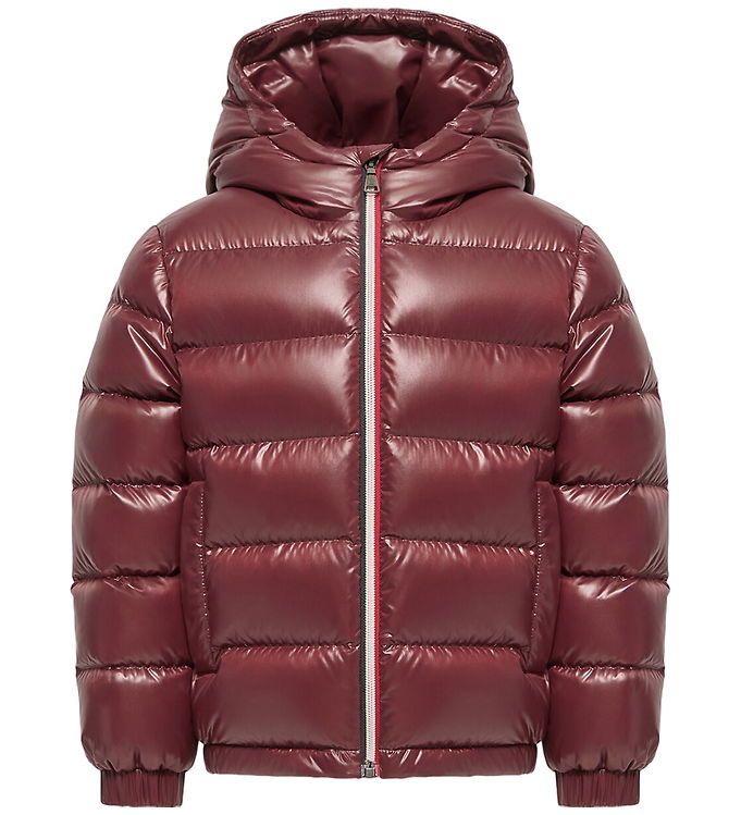 Moncler Dunjakke - New Aubert - Dark Red