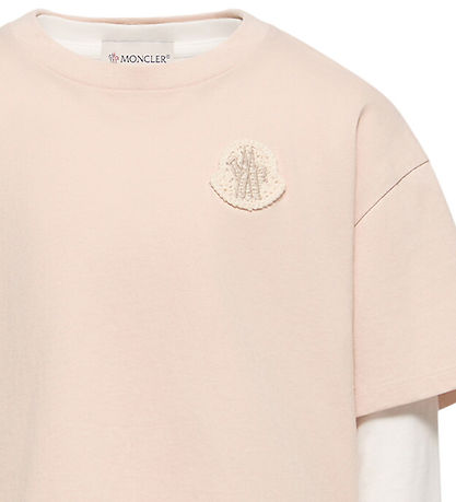 Moncler T-shirt/Bluse - 2-pak - Rosa/Hvid