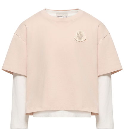 Moncler T-shirt/Bluse - 2-pak - Rosa/Hvid
