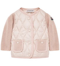 Moncler Cardigan - Strik/Dun - Pastel Pink