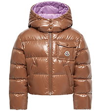 Moncler Dunjakke - New Andro - Dark Beige