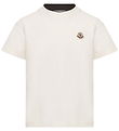 Moncler T-shirt - Hvid m. Sort