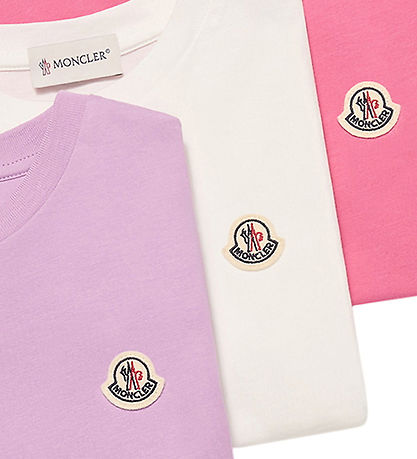 Moncler T-shirt - 3-pak - Miscellaneous Pink
