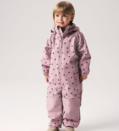 Name It Softshelldragt m. Fleece - Noos - NmFAlfa08 - Woodrose