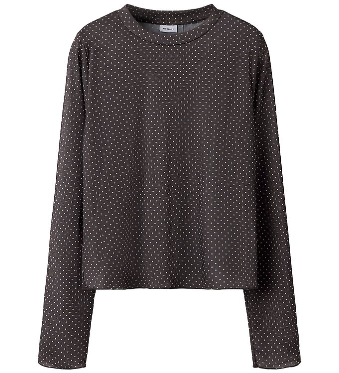 Name it Bluse - Mesh - NkfLikka - Chocolate Brown