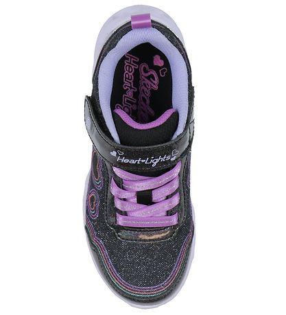 Skechers Sko - HEART LIGHTS - Sort