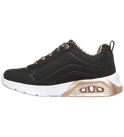 Skechers Sko - Uno Lite 2.0 - Leopard Stride - Sort
