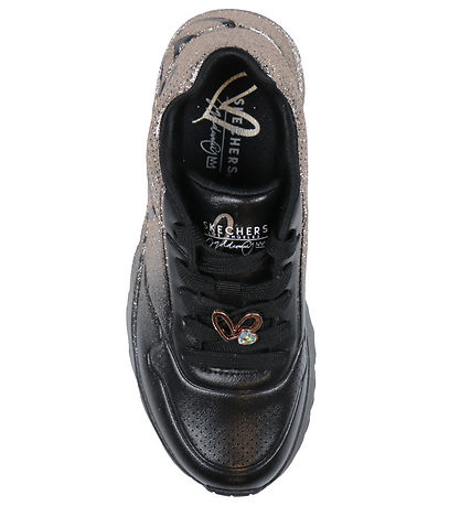 Skechers Sko - UNO LITE - Heartdust Forever - Sort